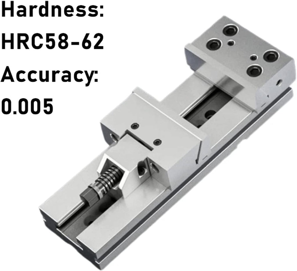 XXSTAR Precision Modular CNC Milling Vise, 0.005mm High Accuracy, GT100 4 Inch 100mm Jaw Width for CNC Milling Machine