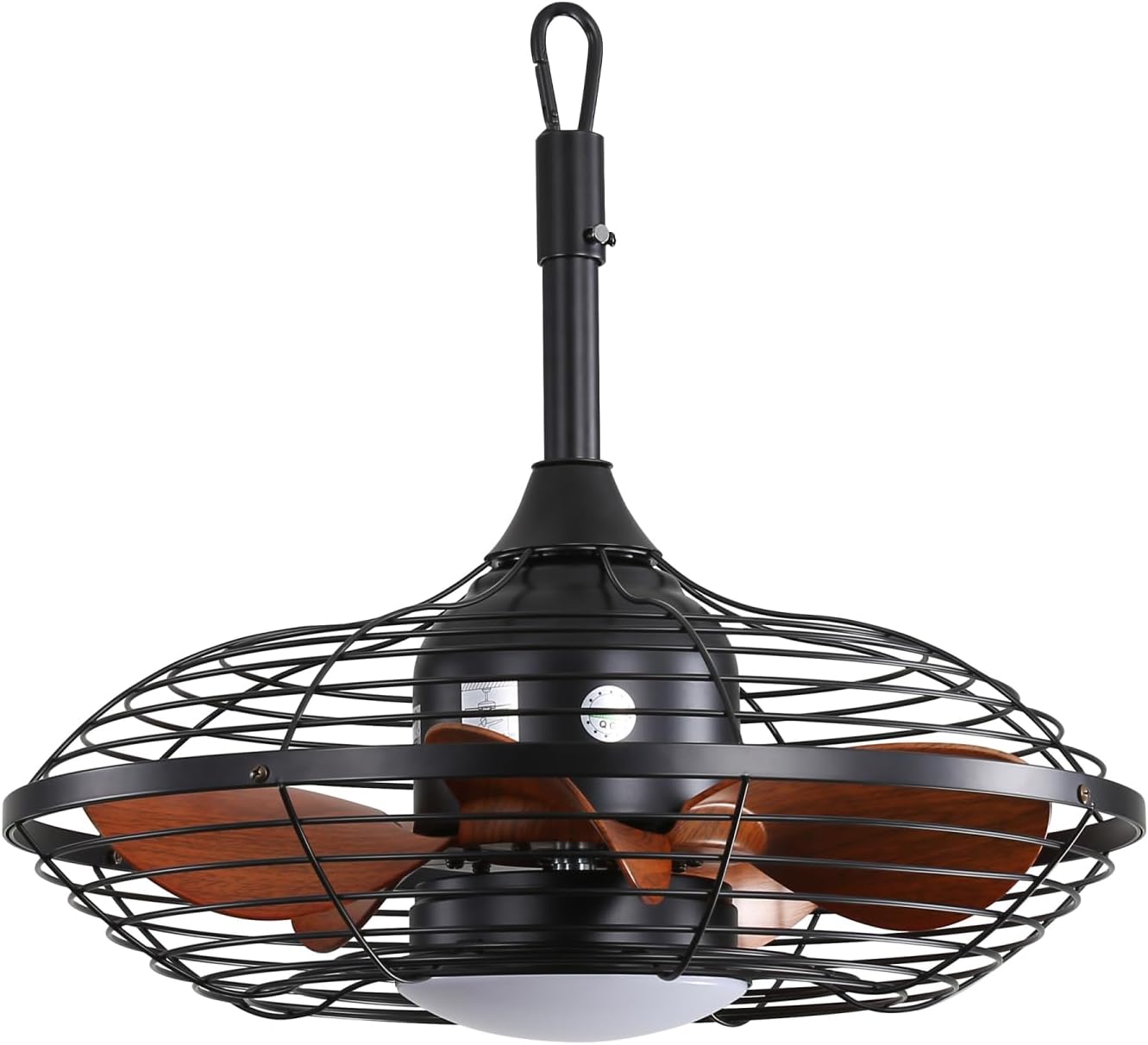Geelife 20-Inch Outdoor Ceiling Fan with Hanging Hook for Patios Pergola