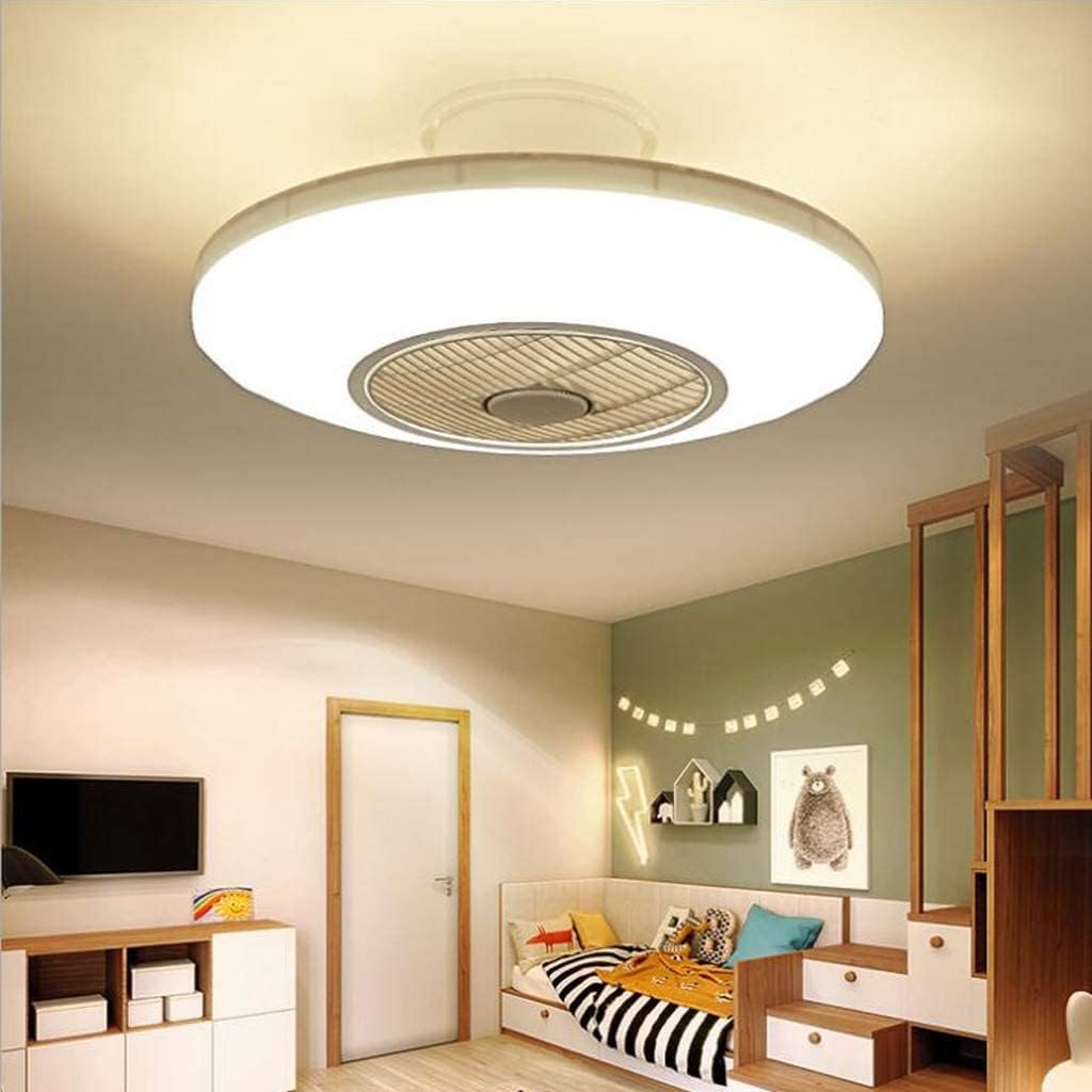 Low Profile Ceiling Fan 50cm LED Ceiling Fan with Light Remote Control Bedroom Lamps Room Home Restaurant Three Color Changing Fan Light Fan Lights Ceiling Fixtures