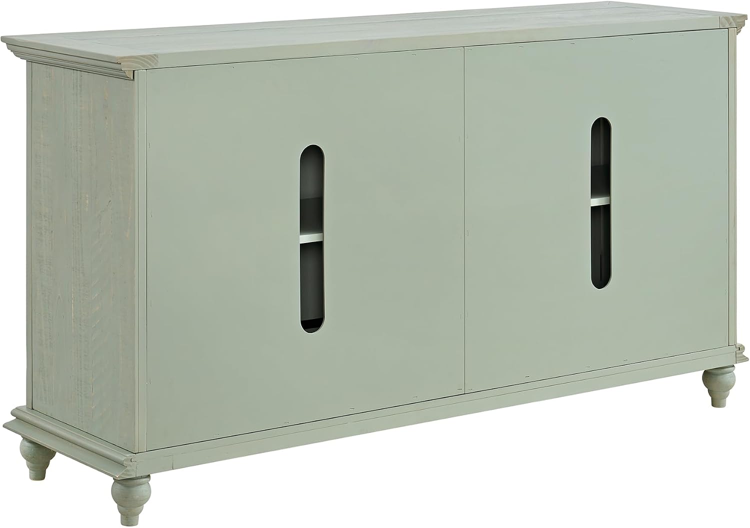 Martin Svensson Home Garden District Antique Sage Green Solid Wood 65' TV Stand