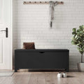 Modern Design Storage Box with a Cushion Bench, Entryway Bench with Cushioned Seat for Living Room, Home, Office, 41.3'x15.7'x17.7',-371