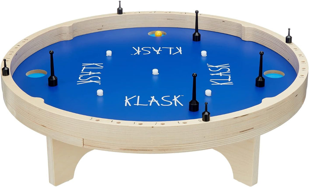 KLASK: The Magnetic Award-Winning Party Game of Skill - for Kids and Adults of All Ages That's Half Foosball, Half Air Hockey