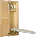 New Hide Away Sup400 Oak Built In Recessed Wooden Supreme Series Ironing Board
