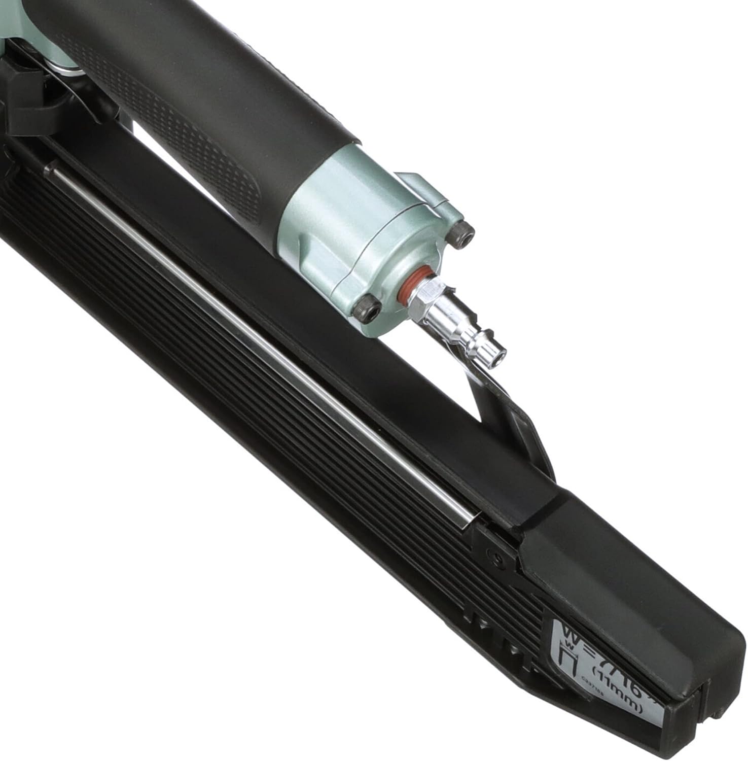 Metabo HPT 7/16' Standard Crown Stapler, Pro-Preferred Pneumatic Power Nailers, Construction Tool for Roof Decking & Subfloor Install, 16 Gauge Power Stapler, 1' to 2' Crown Staples, N5008AC2