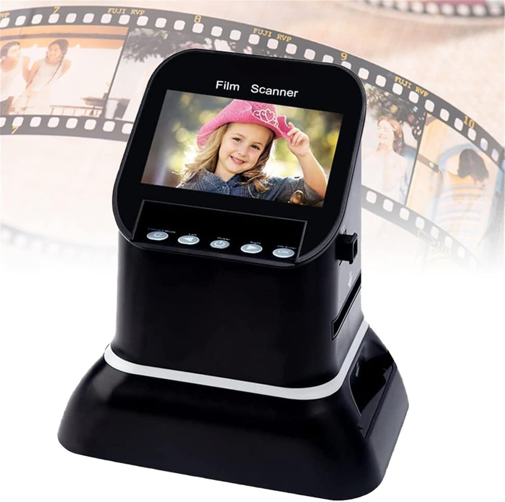 22MP High-Resolution Film & Slide Scanner with 4.3' LCD Converts 35mm 120 Medium Format 126KPK 135 Negatives & Slides to Digital JPEG