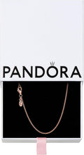 PANDORA Jewelry - Classic Cable Chain Necklace with Lobster Clasp - Great Gift for Women - Made Rose Gold, With Gift Box