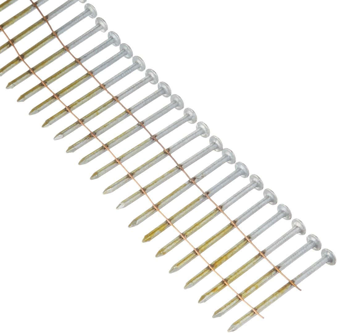 BOSTITCH C6P99DG Thickcoat Round Head 2-Inch by .099-Inch 15 Degree Coil Framing Nail (3,600 per Box)
