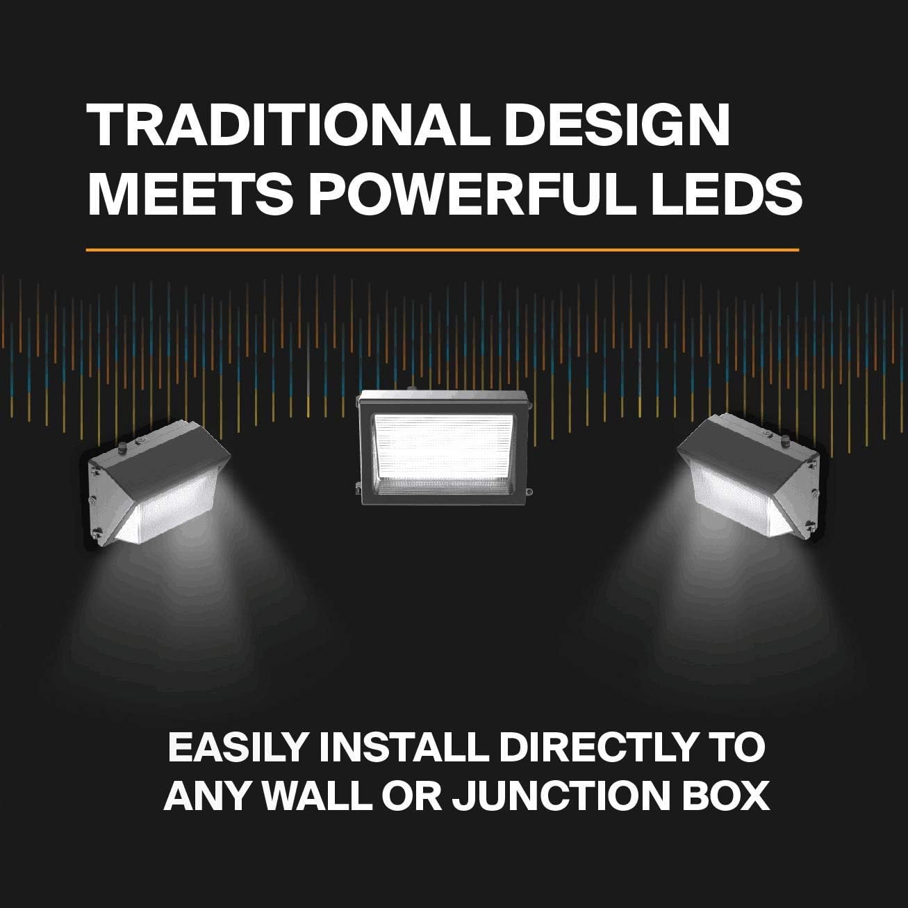 ledmo LED Wall Pack Lights Repalces 800W HPS/HID Light 4 Pack 15600LM Outdoor Commercial Lighting Fixture 120W Waterproof Wall Mount Security Lighting 5000K