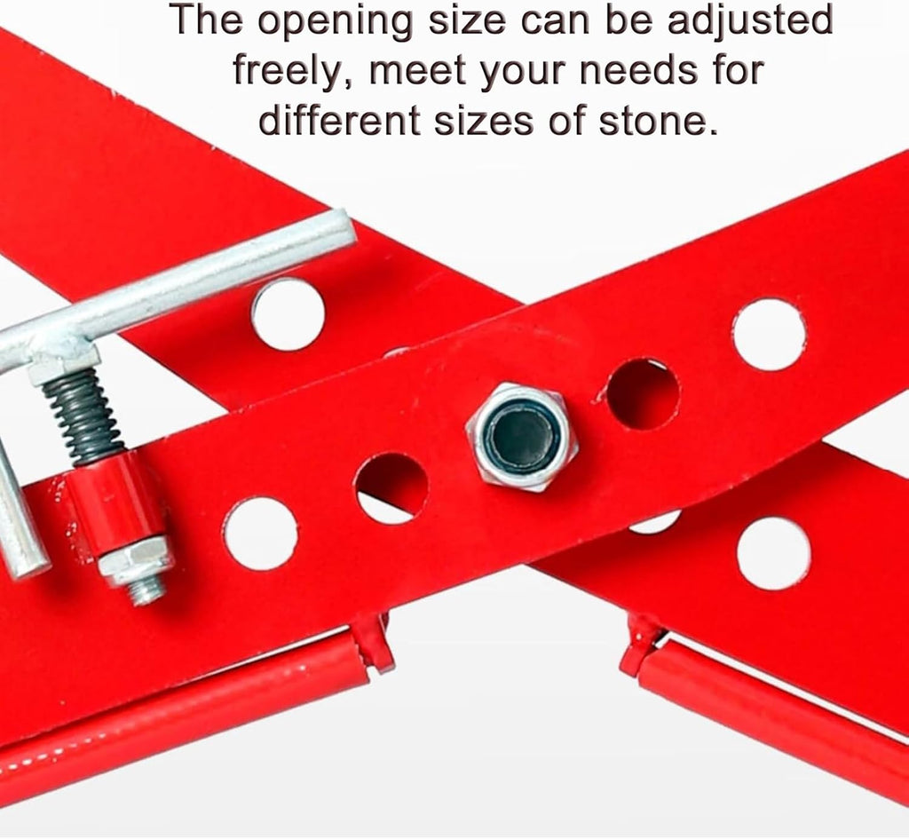 Scissor Granite Slab Lifting Clamp-with Chain, 30 40 50 60 70 80 90Cm Wide Opening/Stone Lifting Clamp Heavy Duty, 772lbs/1102lb/2480lb/2866lb Load Capacity(12-36cm(4.7-14.1in))