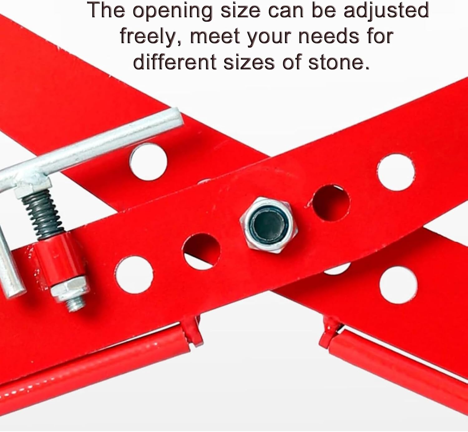 Scissor Granite Slab Lifting Clamp-with Chain, 30 40 50 60 70 80 90Cm Wide Opening/Stone Lifting Clamp Heavy Duty, 772lbs/1102lb/2480lb/2866lb Load Capacity(12-36cm(4.7-14.1in))