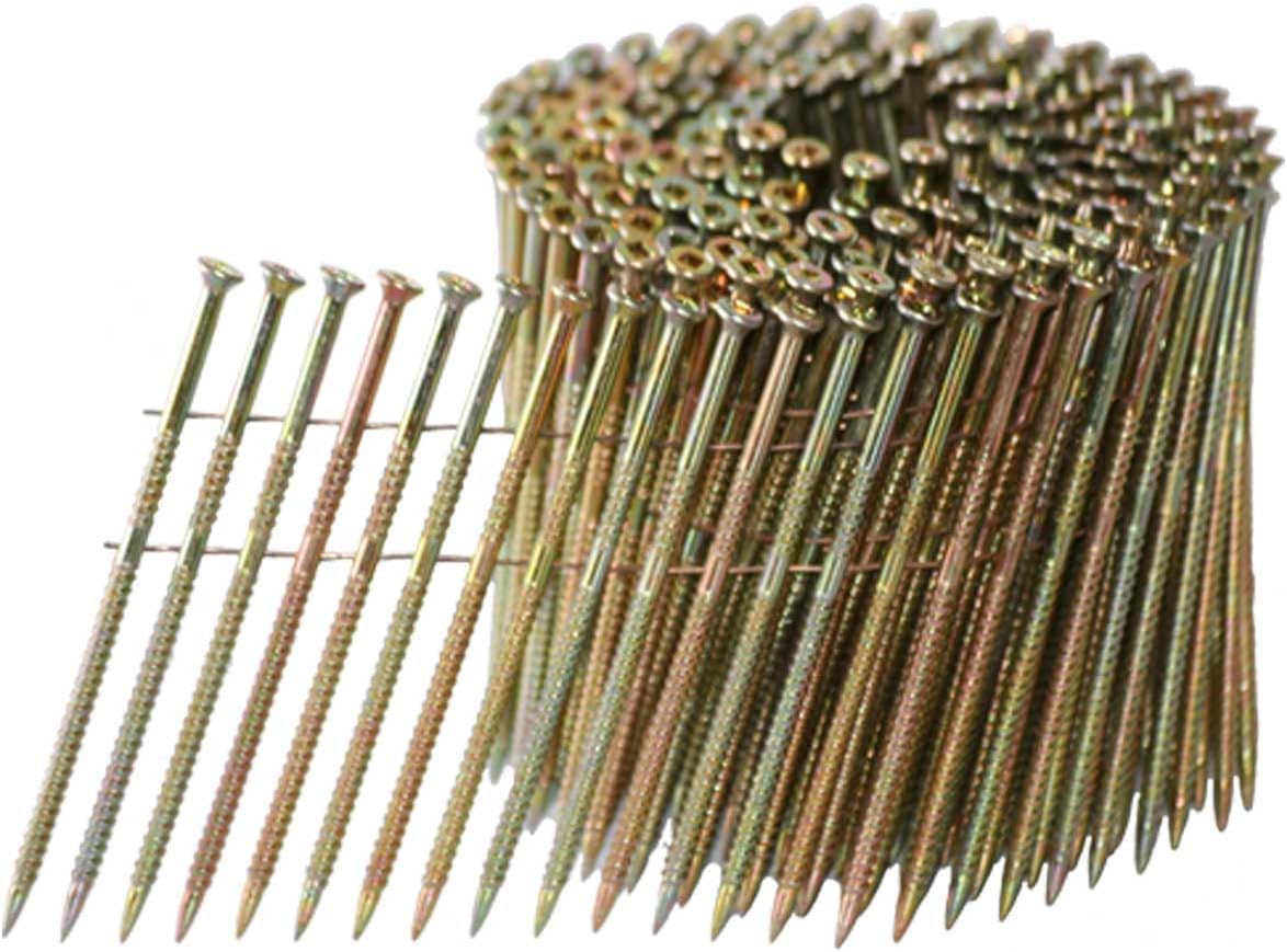 1 3/4' x .113 GALV Reversible Coil Nails 15-DEG Wire 2,000ct | CNREV134G