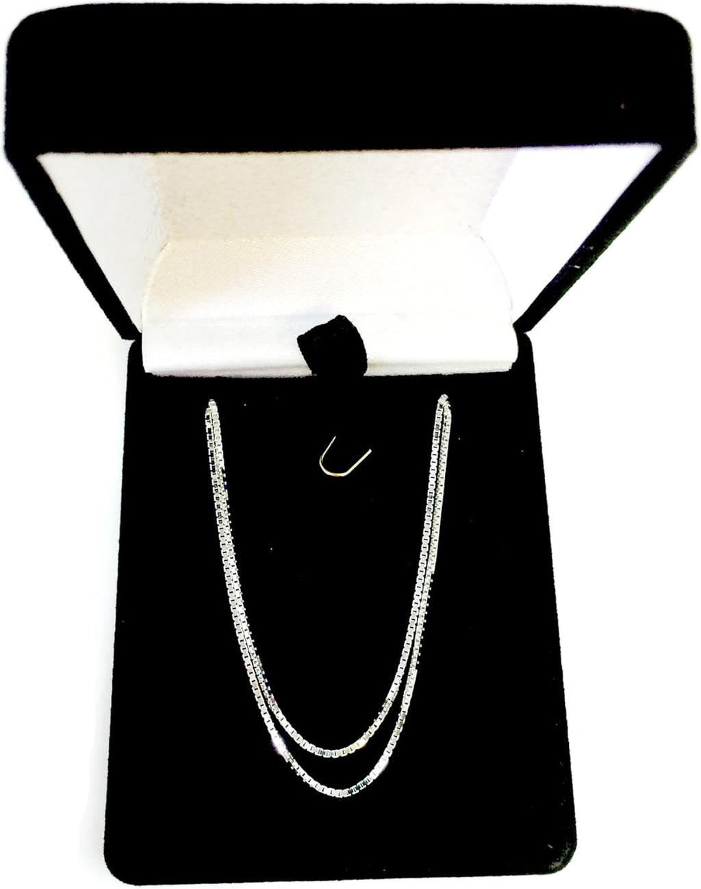 Jewelry Affairs Sterling Silver Rhodium Plated Oval Rolo Chain Necklace, 3.5mm