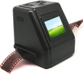 Film Scanner, Digital Film Converter, Slide & Film Viewer, 2'' LCD Screen, Adjustable Brightness, Converts 135, 110, 126 & Super 8 Films, Slides, Negatives to Digital JPG Photos