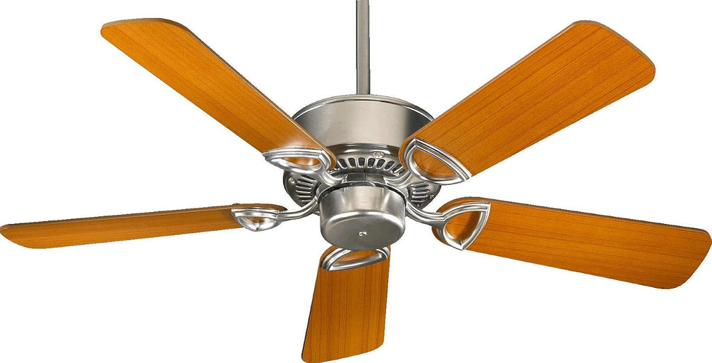 Quorum 43425-65 Traditional 42``Ceiling Fan from Estate Collection in Pewter, Nickel, Silver Finish,
