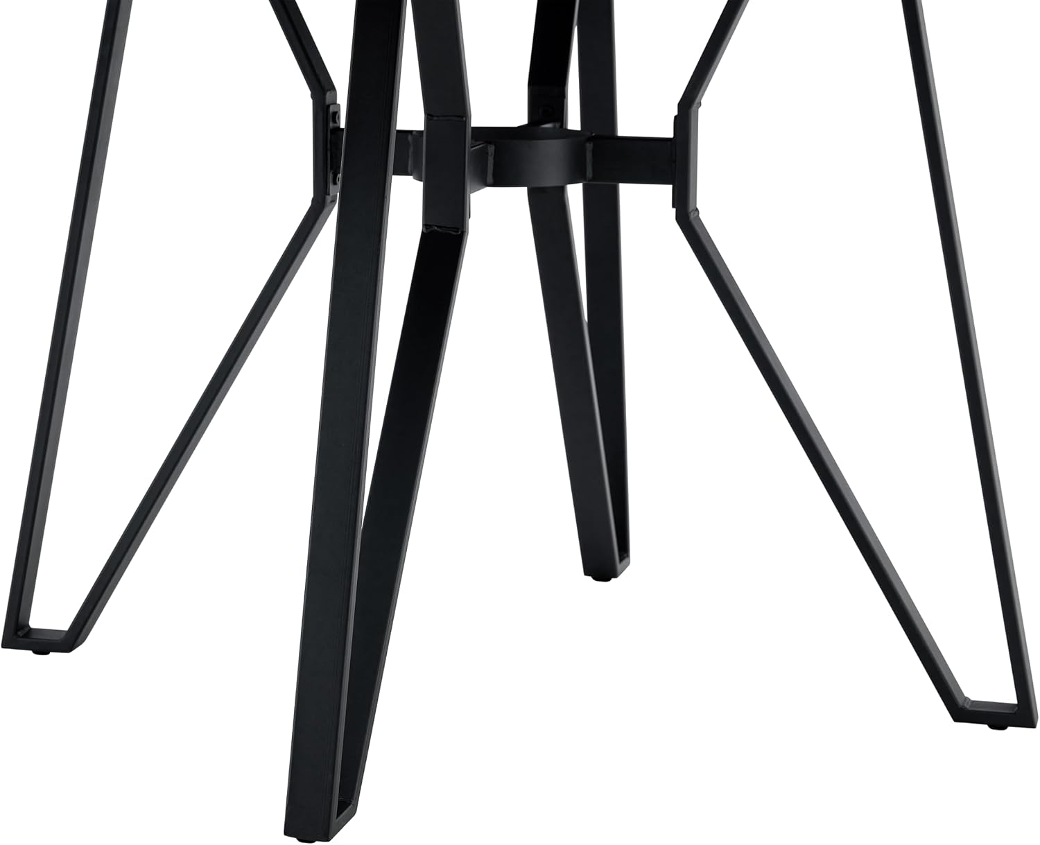 Christopher Knight Home Declan 5 Piece Wooden Dining Table Set for 4, Modern Dining Chairs Set of 4 and Table Set, Round Dining Table and Chair Set for Home/Apartment/Restaurant, Black+Brown