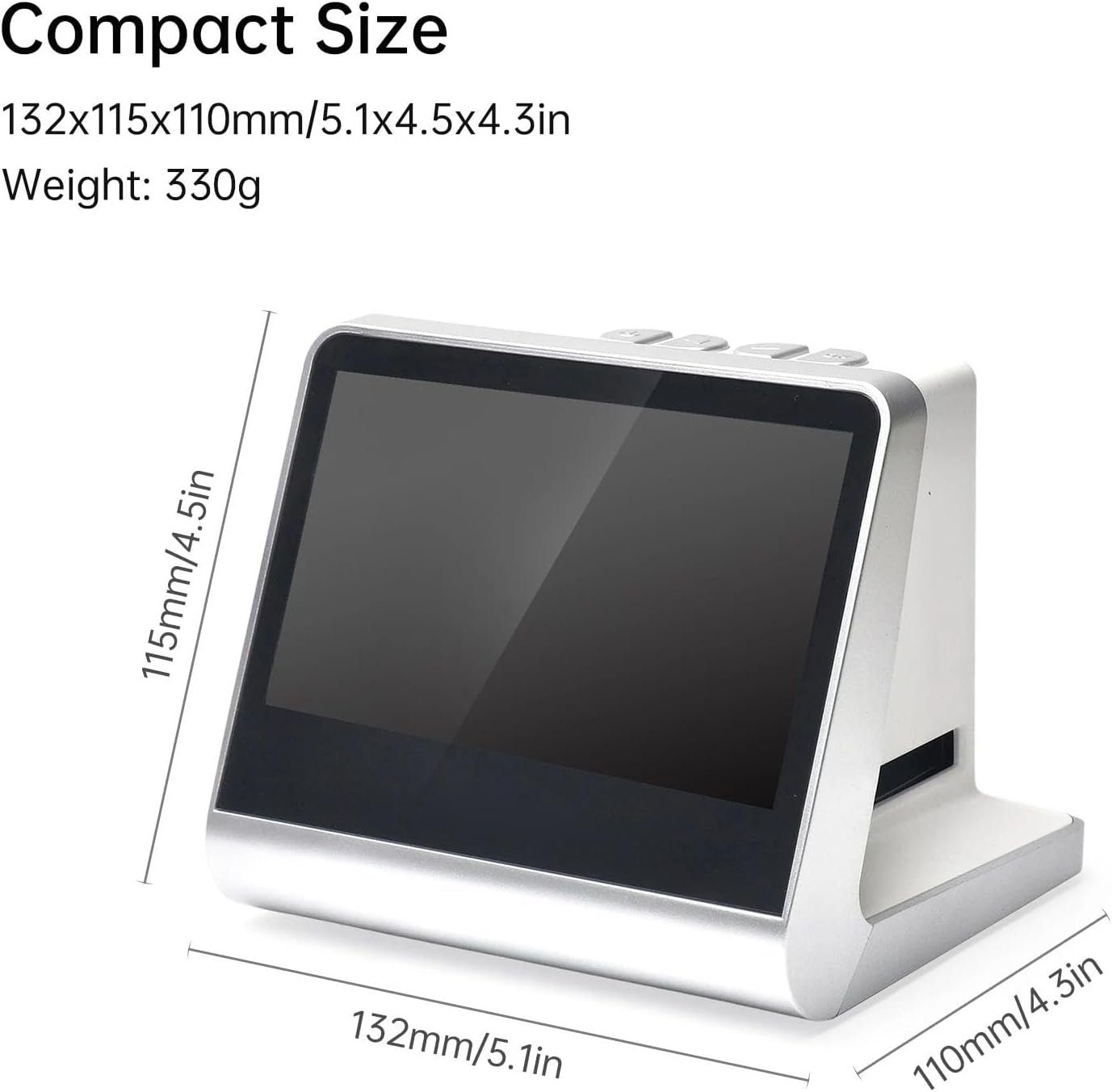 5-inch Screen 22MP Film Scanner,135 Film/126KPK/110 Film/Super8/Monochrome/Slide to Digital JPEG Photos