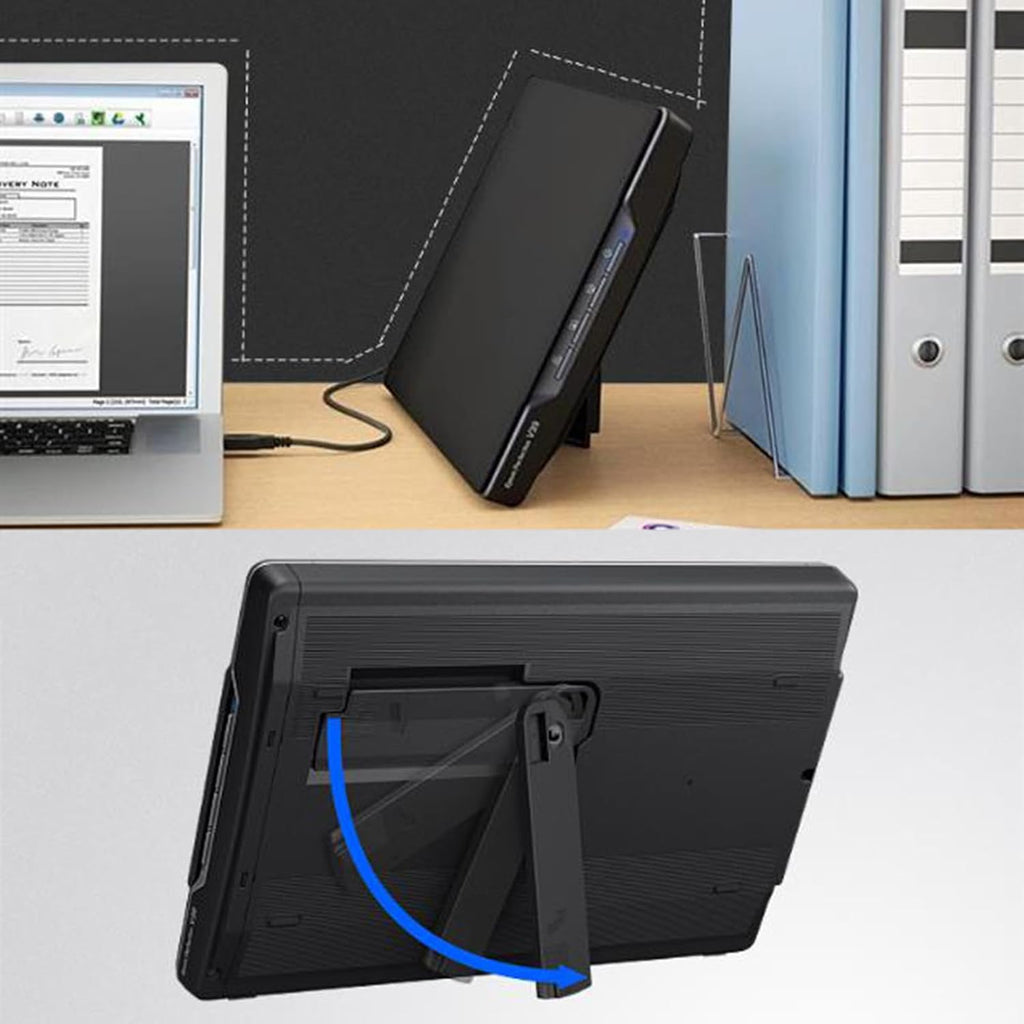 A4 Large Format Flatbed Scanner, Document & Photo & Book Scanner, Frameless, Auto-Scan, 4800 Dpi Optical Resolution, 9.9sec Fast Scan Speeds