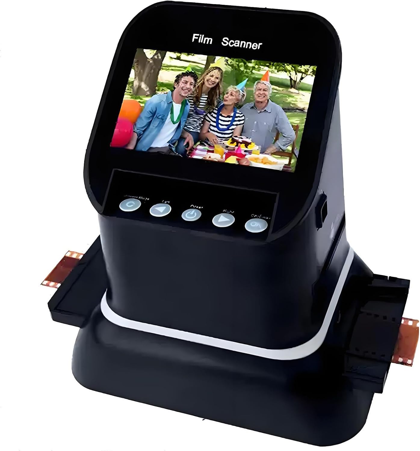 Digital Converter for 1080p Film, Supports 5 Film Formats 120, 1080p LCD Screen, Easy Scanning Solution for Archiving Memories