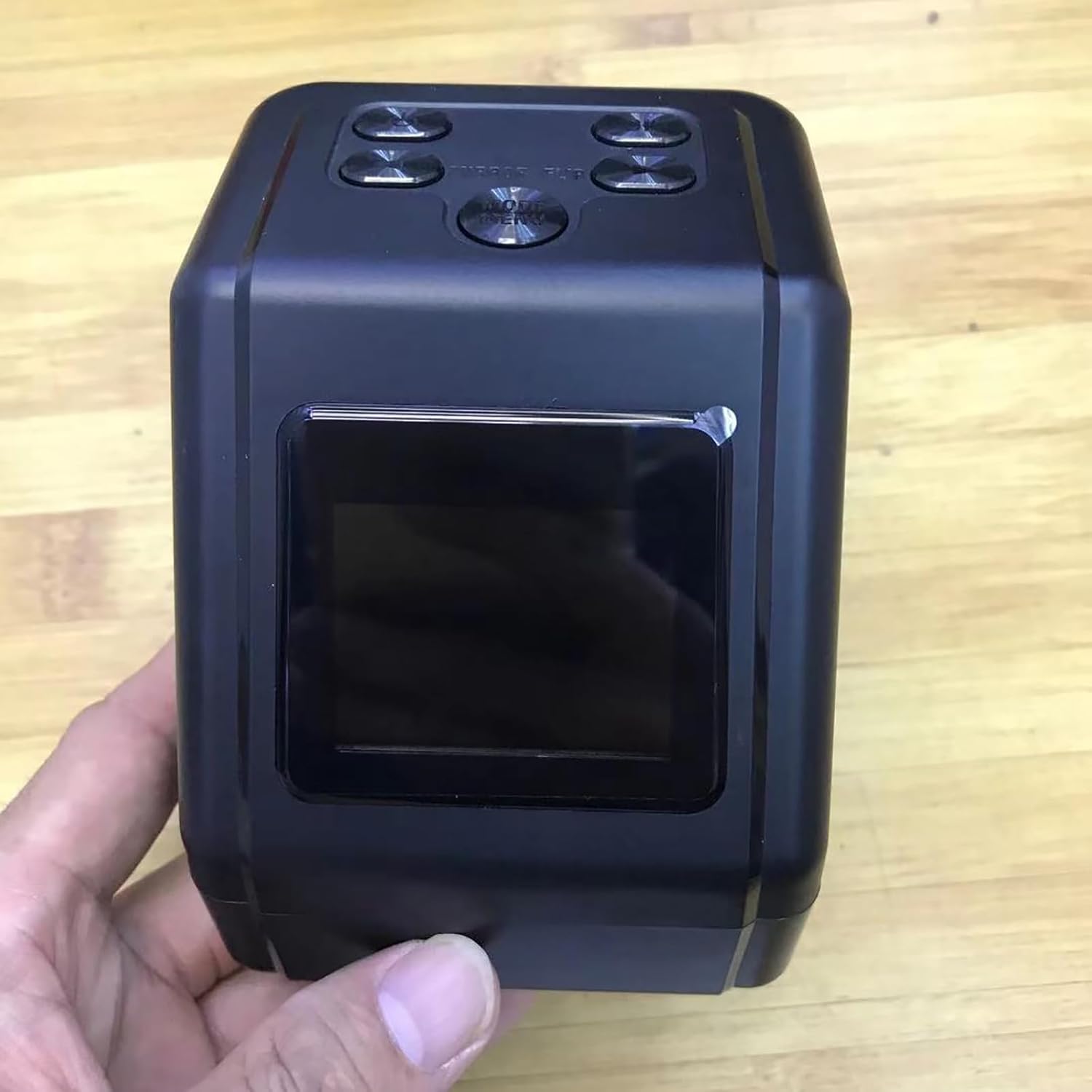 Slide Negative Scanner, Slide and Film Viewer with 2 in LCD Screen, Converts 135 110 126 and Super 8 Films, Slides, Negatives to Digital JPG Photos, Adjustable Brightness and Color, for Home