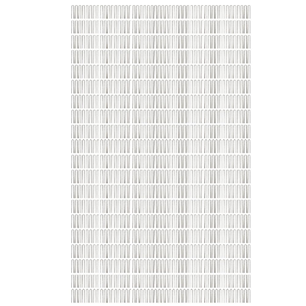 1000 6-Inch Landscape Staples SOD Staples Garden Stakes Round Pins Chisel End Points