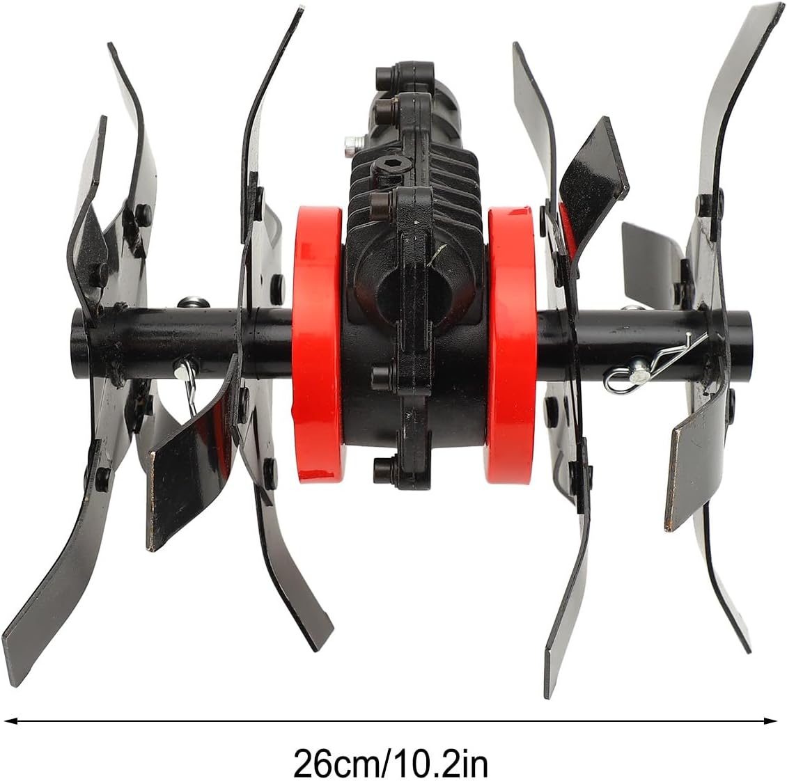 Electric Tiller, Garden Cultivator, 28mm 9 Teeth Cultivator Wheel Soil Tiller, Soil Digger and Loosener for Gardening Bed and Plant Box