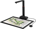 Large Format Book Scanner, Capture Size A2, 23MP High Resolution, with Auto-Flatten, Fingerprint Removal Technologies, Adjustable Height, Multi-Language OCR