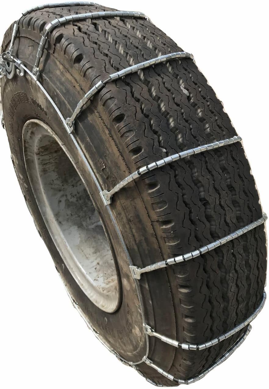 TireChain.com 2316 295/75-22.5, 295/75 22.5 Cable Tire Chains with Cam Set of 2