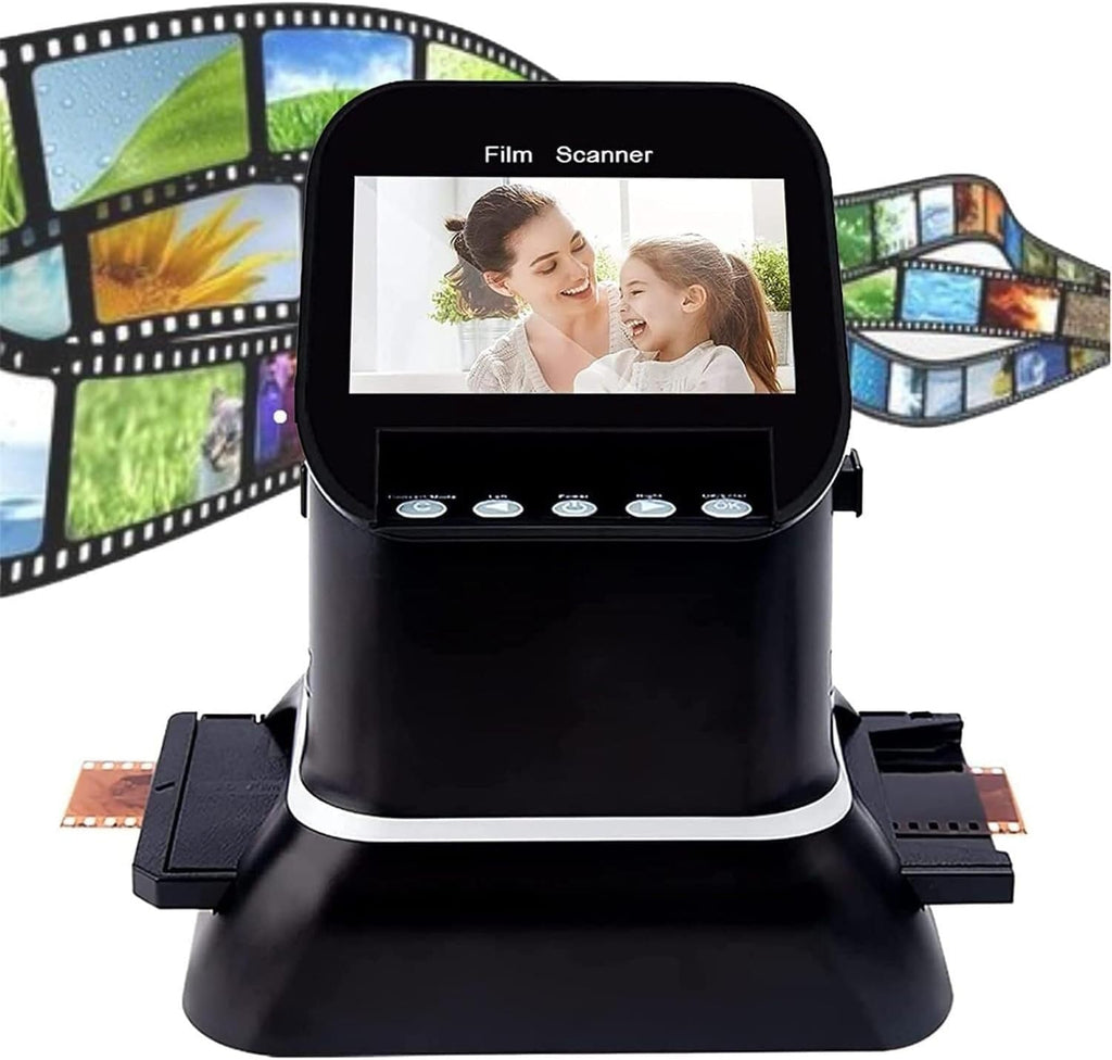 Film Scanner,Film Digital Converter,Digital Film Scanner,Film and Slide Scanner,Built-in Memory,Fast Scanning