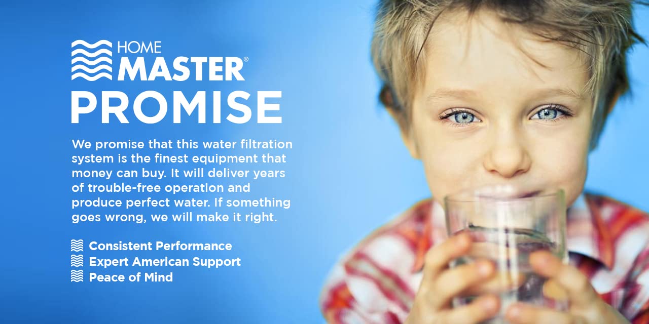 Home Master 4.5 Second Fill Rate Water Purification Unit, Multi-Stage Filtration, NSF Certified, Granular Catalytic Carbon, Stainless Steel, Plastic