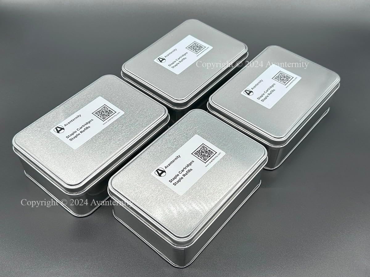 Avanternity's Staple Refills, Compatible with Sharp MX-SC11 MXSC11 Staple Cartridges (Pack of 4 Boxes)