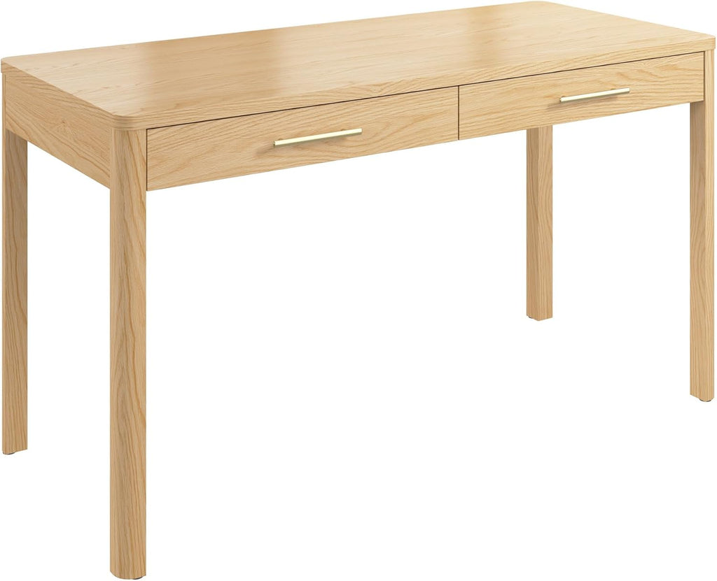 Bush Home Vera 54W Writing Desk, Home Office Furniture, Vera Collection, Natural White Oak