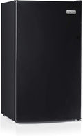 Igloo IRF32BK Single Door Compact Refrigerator with Freezer, Slide Out Glass Shelf, Perfect for Homes, Offices, Dorms, 3.2 Cu.ft