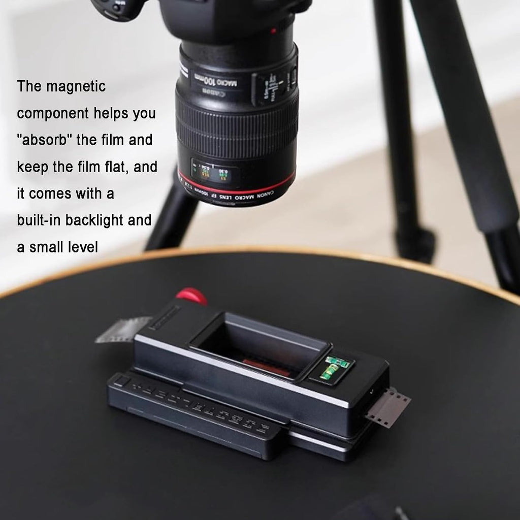 Mobile Film Scanner, 35mm & 120 Film Copying Set, with Slide Viewer Light Pad, Magnetic Film Holder, Mobile Film Digitizing Adapter Set, for Scan Old Photo to JPG