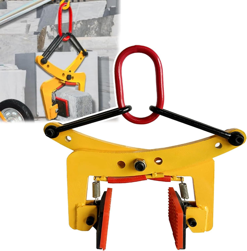 Stone Granite Slab Lifting Clamp, Adjustable Opening Scissor Lifter Clamp/Transport Stone Clamps, Versatility Industrial Grasping Clips(Opening size 12-24CM/4.7-9.4in)