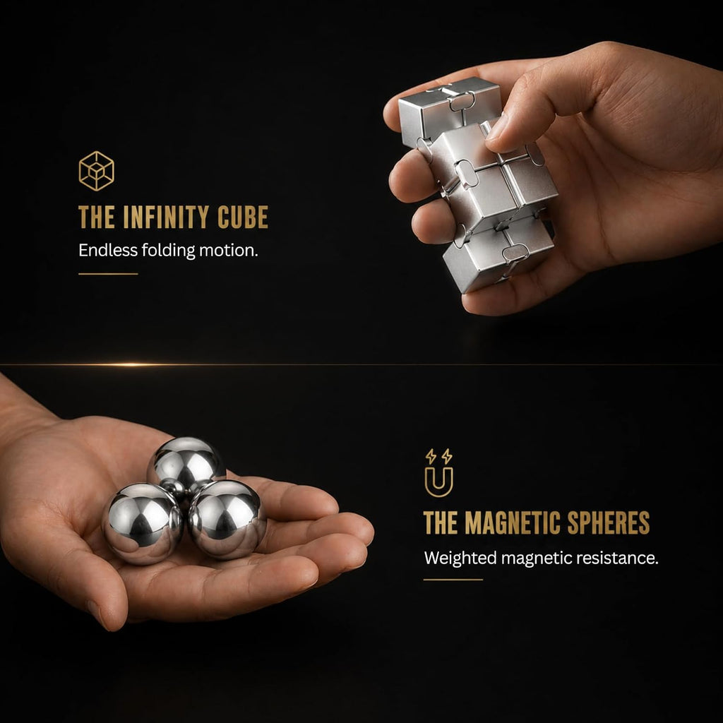 The Executive Fidget Set™ – Luxury Desk Toys for Adults | Premium Stress Relief & Executive Office Gift
