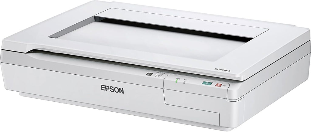 Epson DS-50000 Large-Format Document Scanner: 11.7' x 17' flatbed, TWAIN & ISIS Drivers, 3-Year Warranty with Next Business Day Replacement