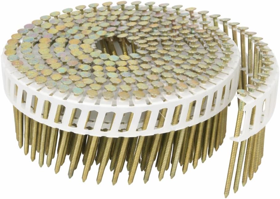 Metabo HPT 13375HPT Plastic Sheet Hot Dipped Galvanized Coil Fiber Cement Nails 2' x .092 SM | 6000 Count