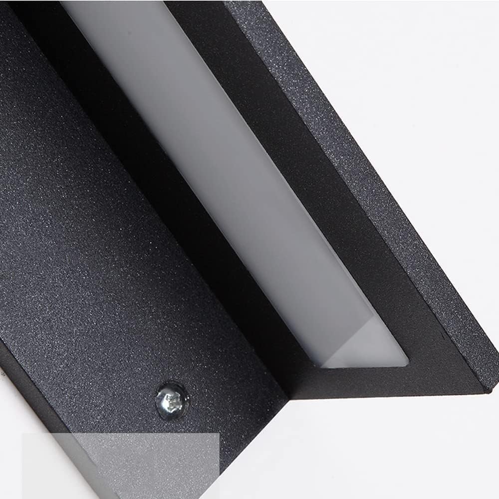 Outdoor Wall Lantern,Exterior Waterproof Wall S Projection Square Wall Lamp IP65 Waterproof Spotlight Wall Sconce Outdoor Bracket Wall Lantern Exterior Lighting Fixtures for Garden Washer Villa