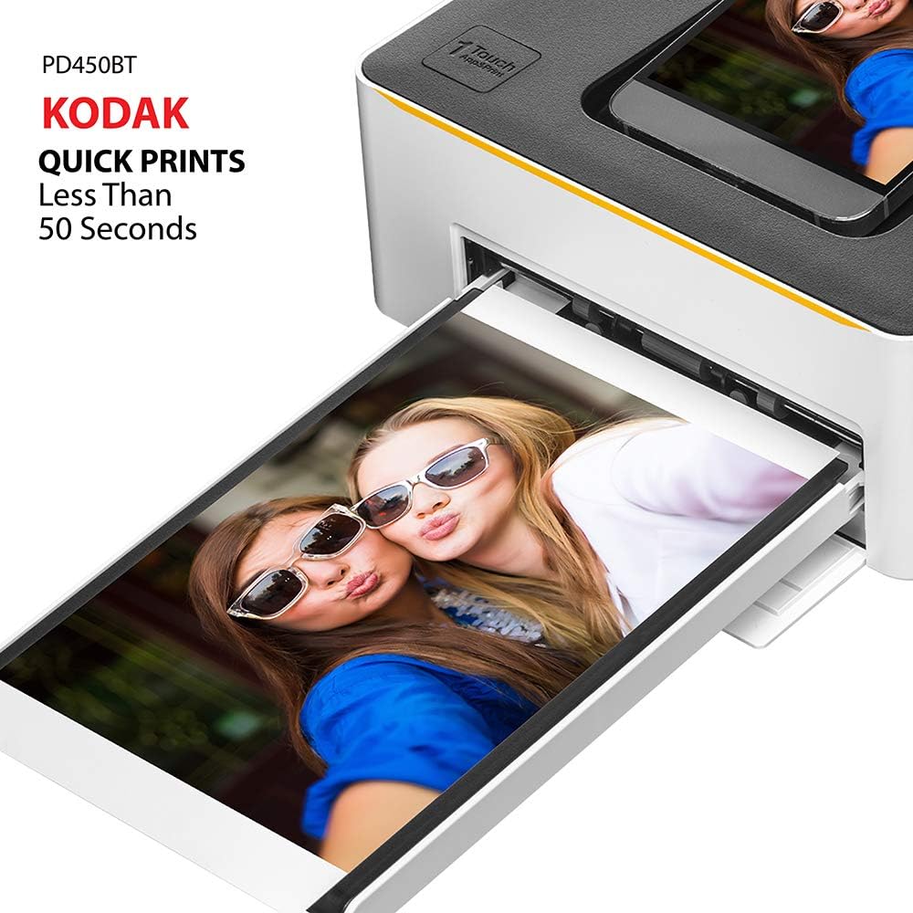Kodak Dock Premium 4x6' Portable Instant Photo Printer, Bluetooth Edition | Full Color Photos, 4Pass & Lamination Process | Compatible with iOS, Android,Devices (2021 Edition)