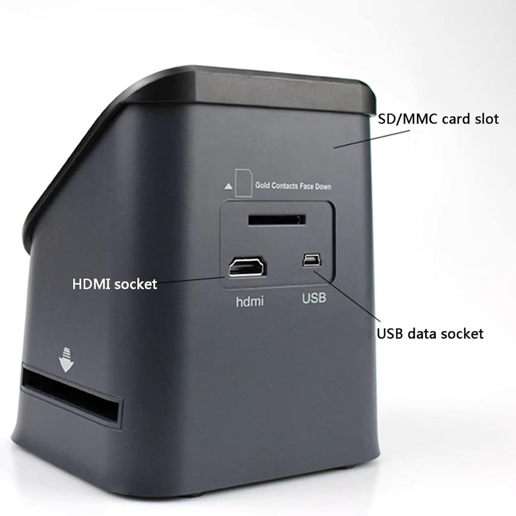 135 Film Scanner, 22MP Digital Slide Scanner, with Large 4.3' TFT Color Screen, Support Film Formats(135/126KPK/110/SUPER8/positive Film/Negative Film/Black and White Film)