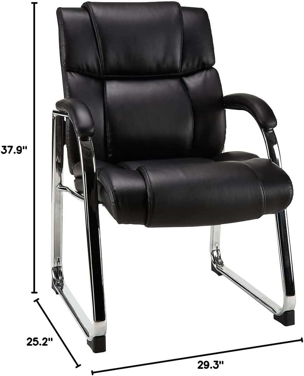 STAPLES Guest & Reception Chair, Bonded Leather