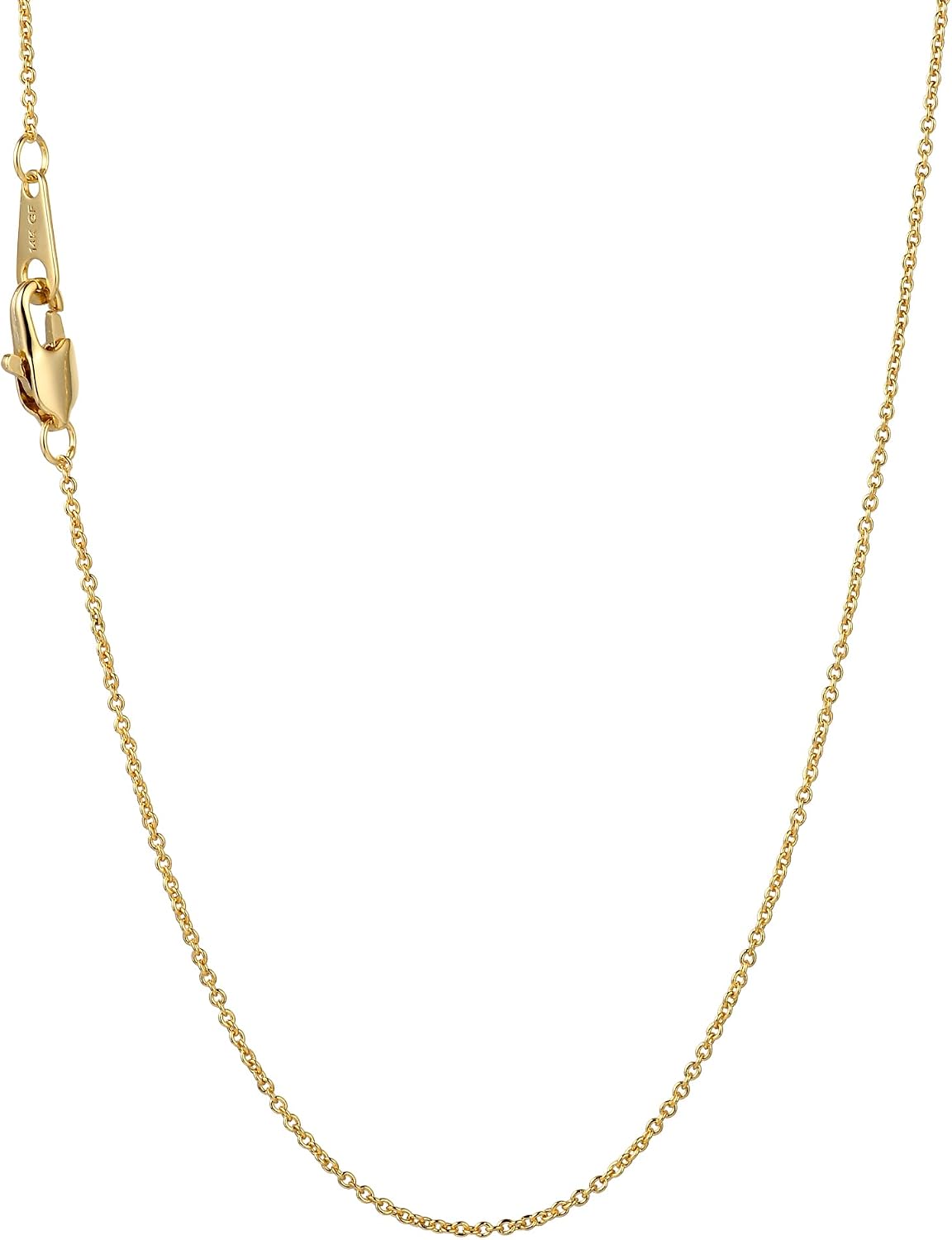 1mm Gold Box Chain Necklace 14K Gold Cable Link Chains for Women and Men Dainty Non-tarnish Necklaces Unisex Gold Jewelry Gifts Sweat Proof and Fade Resistant Lifetime Quality