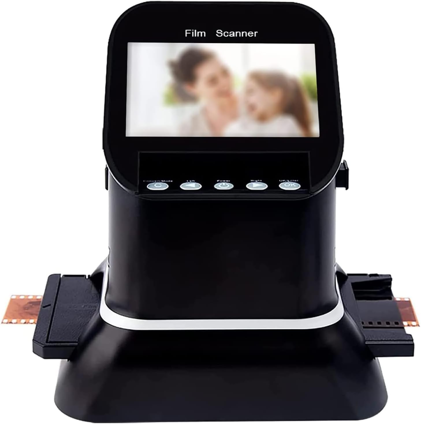 Digital Film and Slide Scanner, 120 High Resolution Film Scanner with 4.3'LCD Screen, Converting 35mm, 135, 126, 127 Negatives and Slides to Digital JPEG, Photo Converter