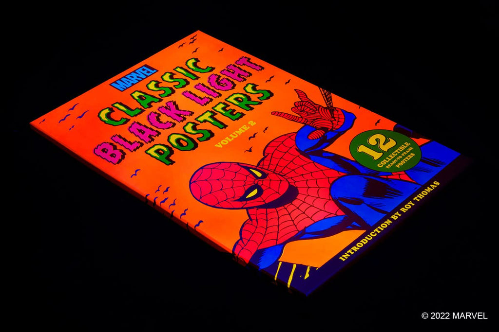 Marvel Classic Black Light Collectible Poster Portfolio Volume 2: 12 Collectible Ready-to-Frame Posters