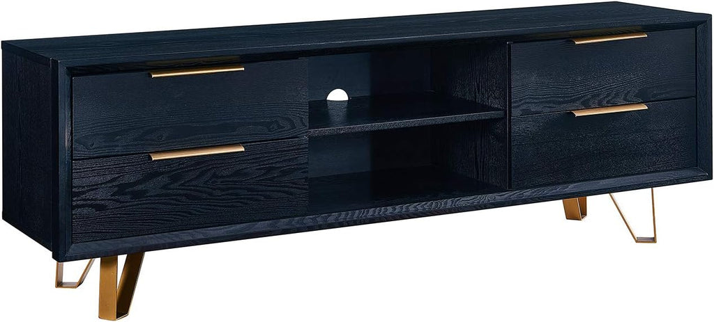 SEI Furniture Malone Black console table,