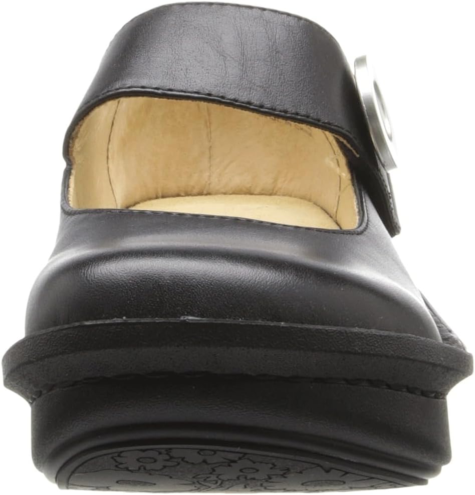 Alegria Women's Paloma Mary Jane Nurse Shoe Clogs Comfort Leather Black 10 M US