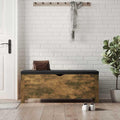 Modern Design Storage Box with a Cushion Bench, Entryway Bench with Cushioned Seat for Living Room, Home, Office, 41.3'x15.7'x17.7',-377