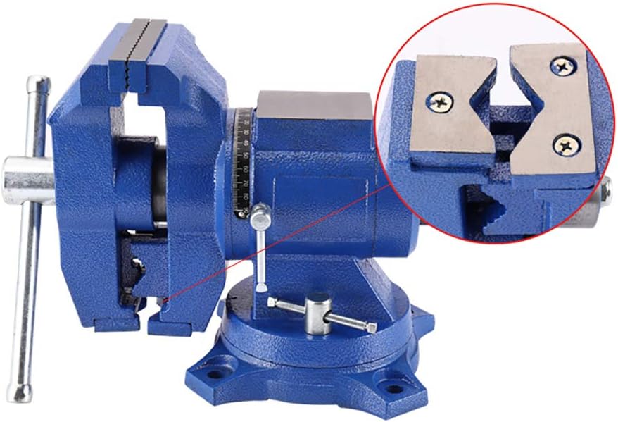 Double Opening Universal Vise Multifunctional 4-inch / 5-inch / 6-inch Bench Vise Pliers Vise (6-inch)