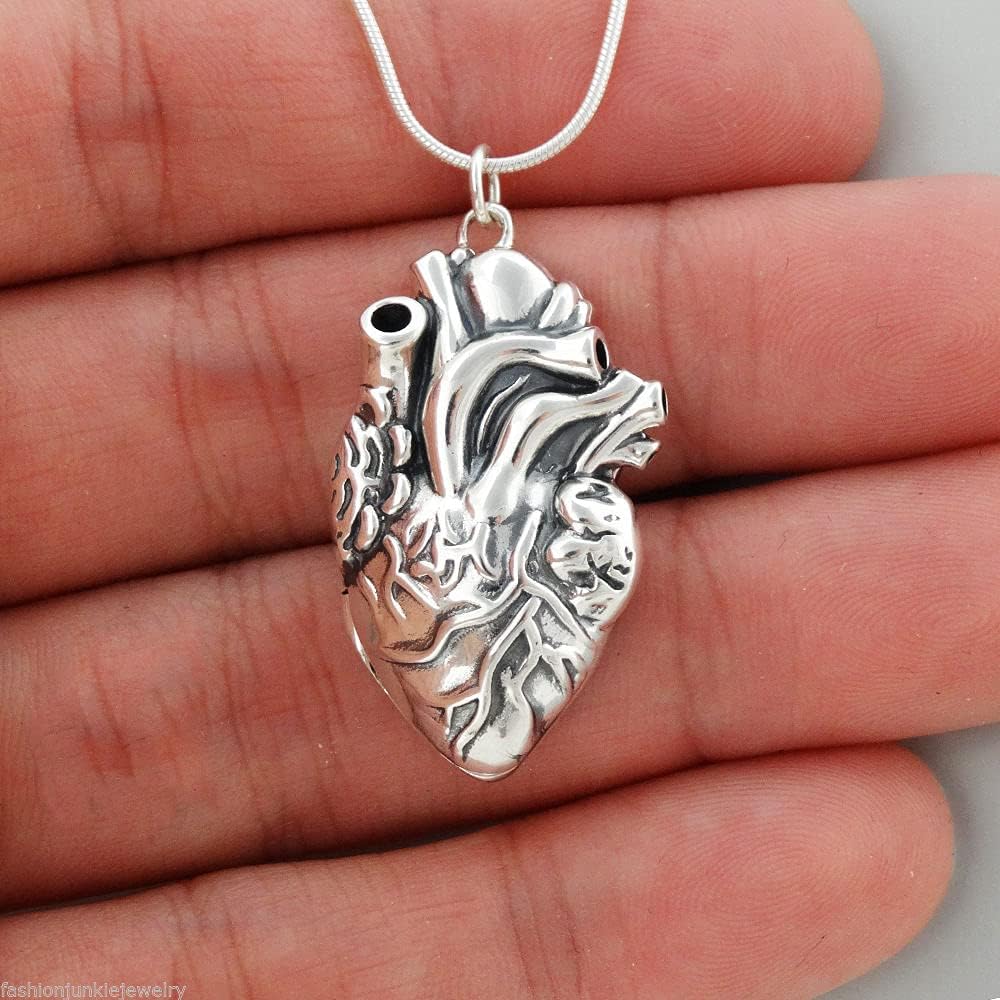 FashionJunkie4Life Sterling Silver Locket Necklaces for Women, 18' Cable Chain