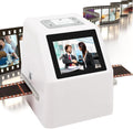 Slide Negative Scanner, Film Scanner Transfer Machine with 2.4' LCD Screen, Converts 135mm/126/110kpk/Super 8 Film Negatives Slides to 20 Megapixel JPEG Images, for Gift, Family Gathering